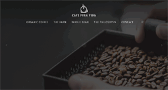 Desktop Screenshot of cafepuravida.com