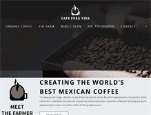 Tablet Screenshot of cafepuravida.com
